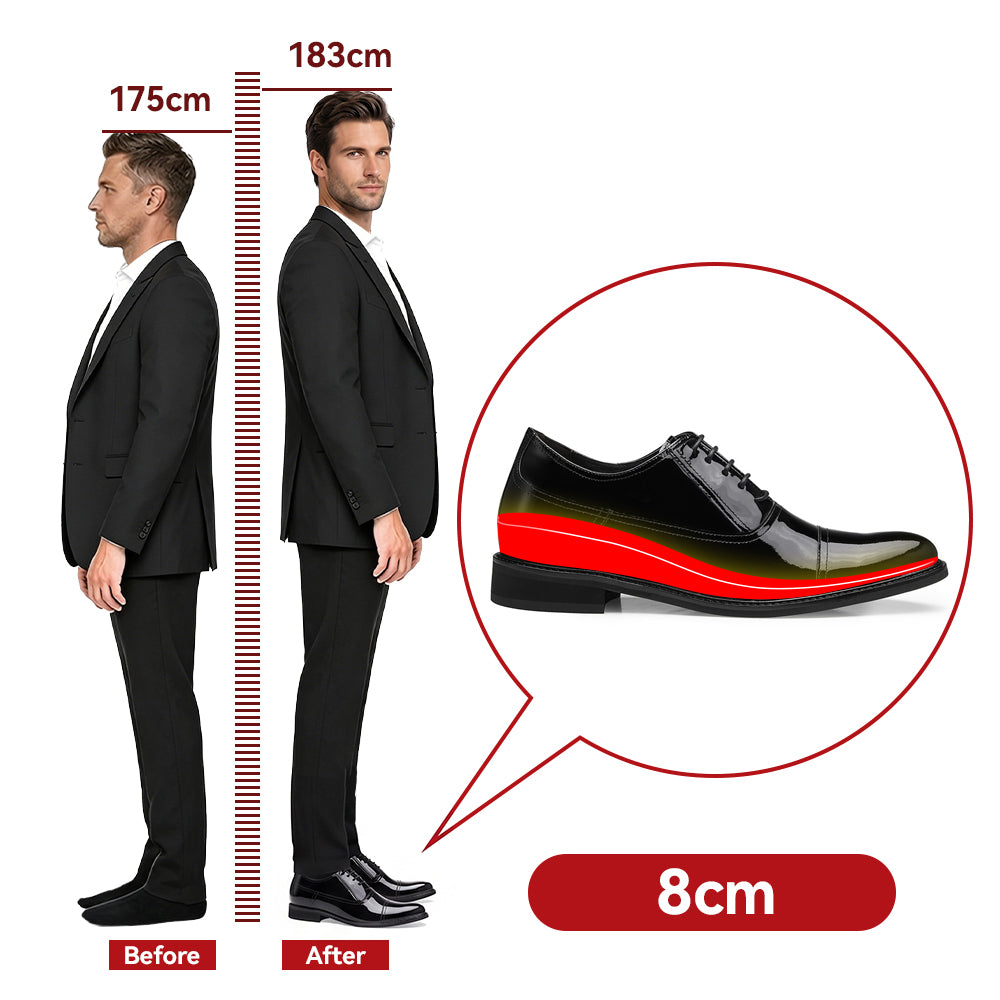 CHAUSSURES REHAUSSANTES HOMME VANNI +8 CM