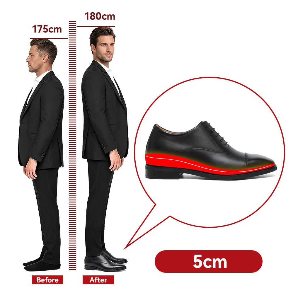 CHAUSSURES REHAUSSANTES HOMME OTTAVIO +5 CM